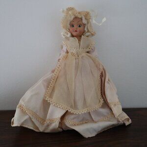 Beautiful Victorian Doll Vintage / Hard Plastic Vintage Victorian Doll